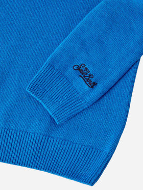 Douglas-Pullover aus Kaschmirmischung mit Bello e Tremendo Jacquard