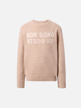 Pullover Douglas aus Kaschmirmischung mit Non sono stato io! Jacquard