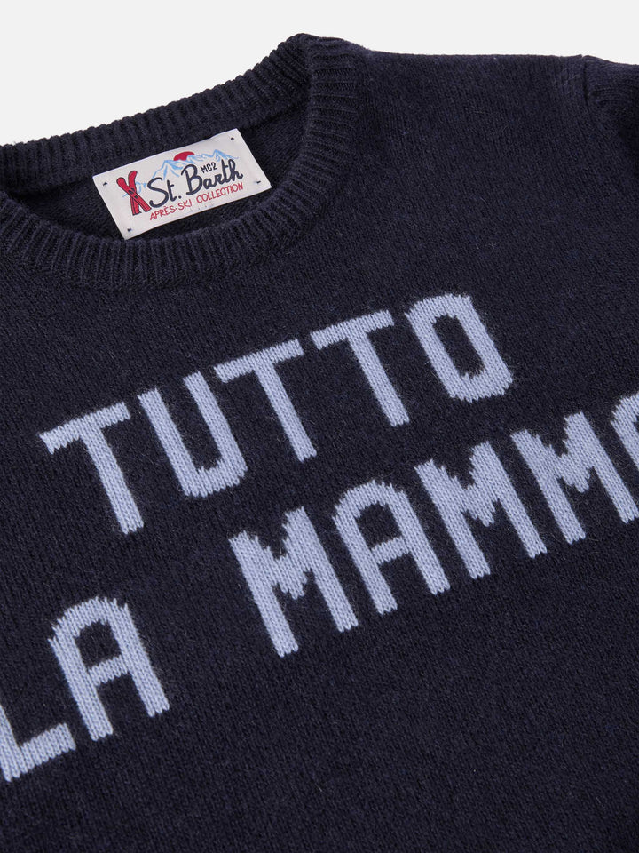 Maglione girocollo Douglas con jacquard Tutto la mamma