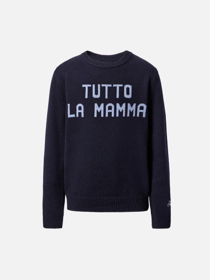 Maglione girocollo Douglas con jacquard Tutto la mamma