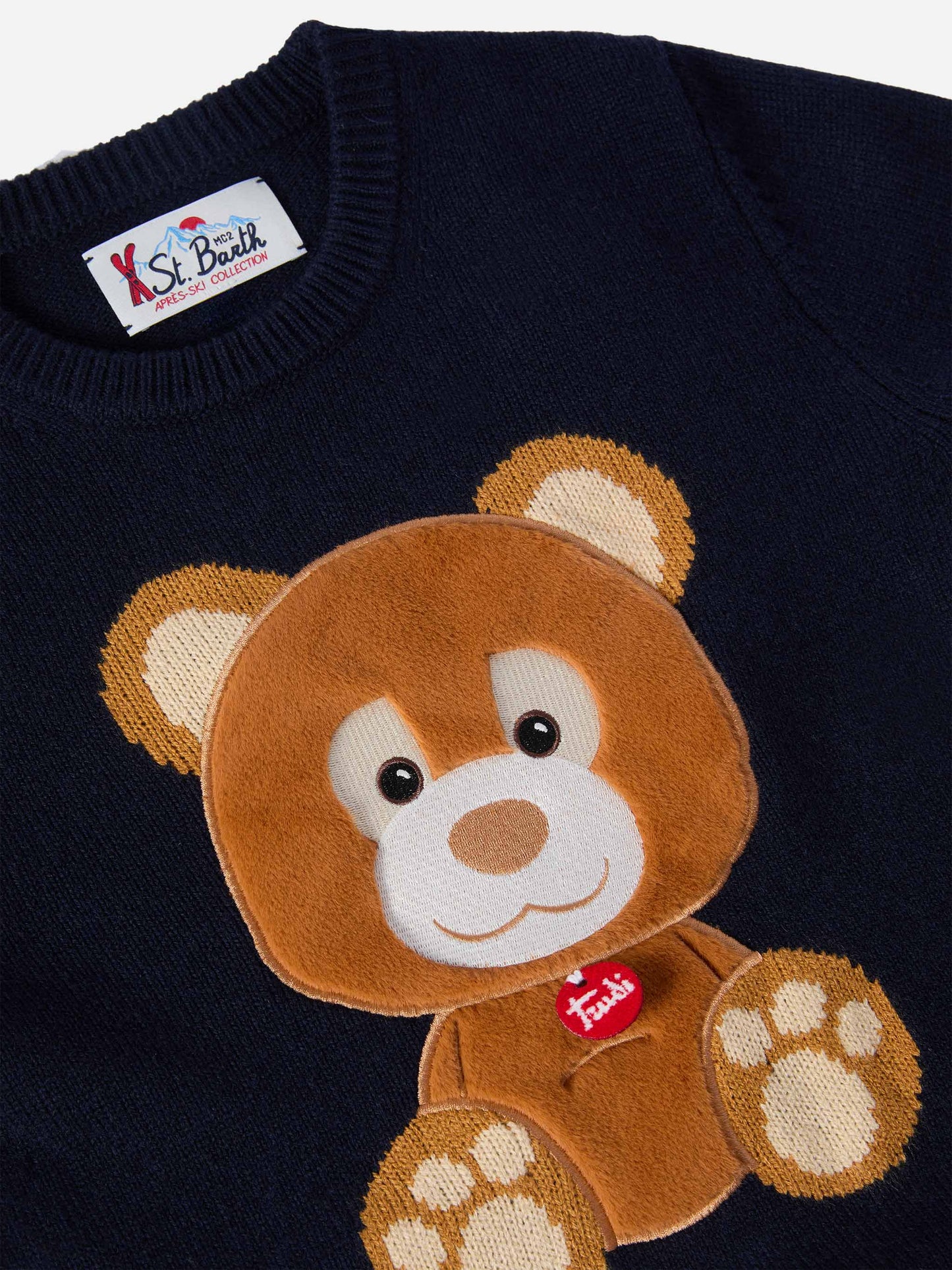 Pullover Douglas aus Kaschmirmischung mit Orso Trudi-Patch | TRUDI SPECIAL EDITION