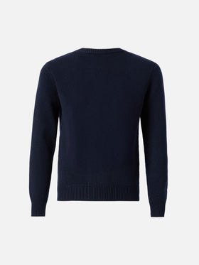 Pullover Douglas aus Kaschmirmischung mit Orso Trudi-Patch | TRUDI SPECIAL EDITION