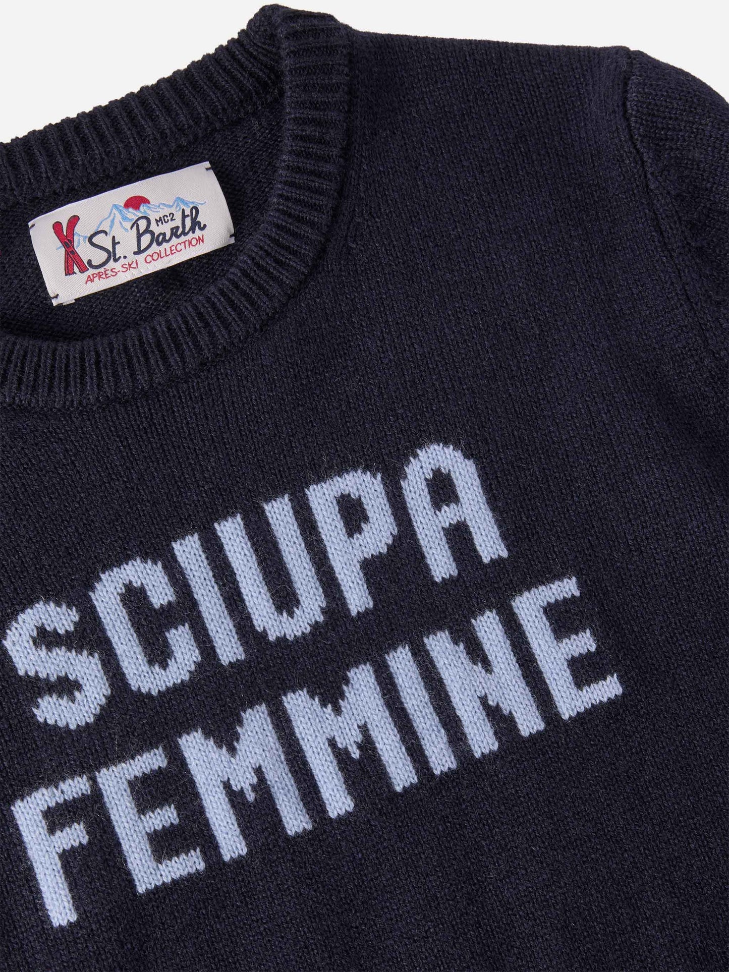 Pullover Douglas aus Kaschmirmischung mit Sciupa Femmine Jacquard