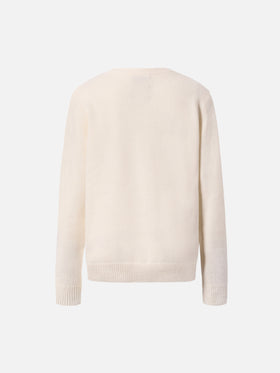 Girocollo Douglas in misto cashmere con jaquard Vacanze di Natale | VACANZE DI NATALE SPECIAL EDITION