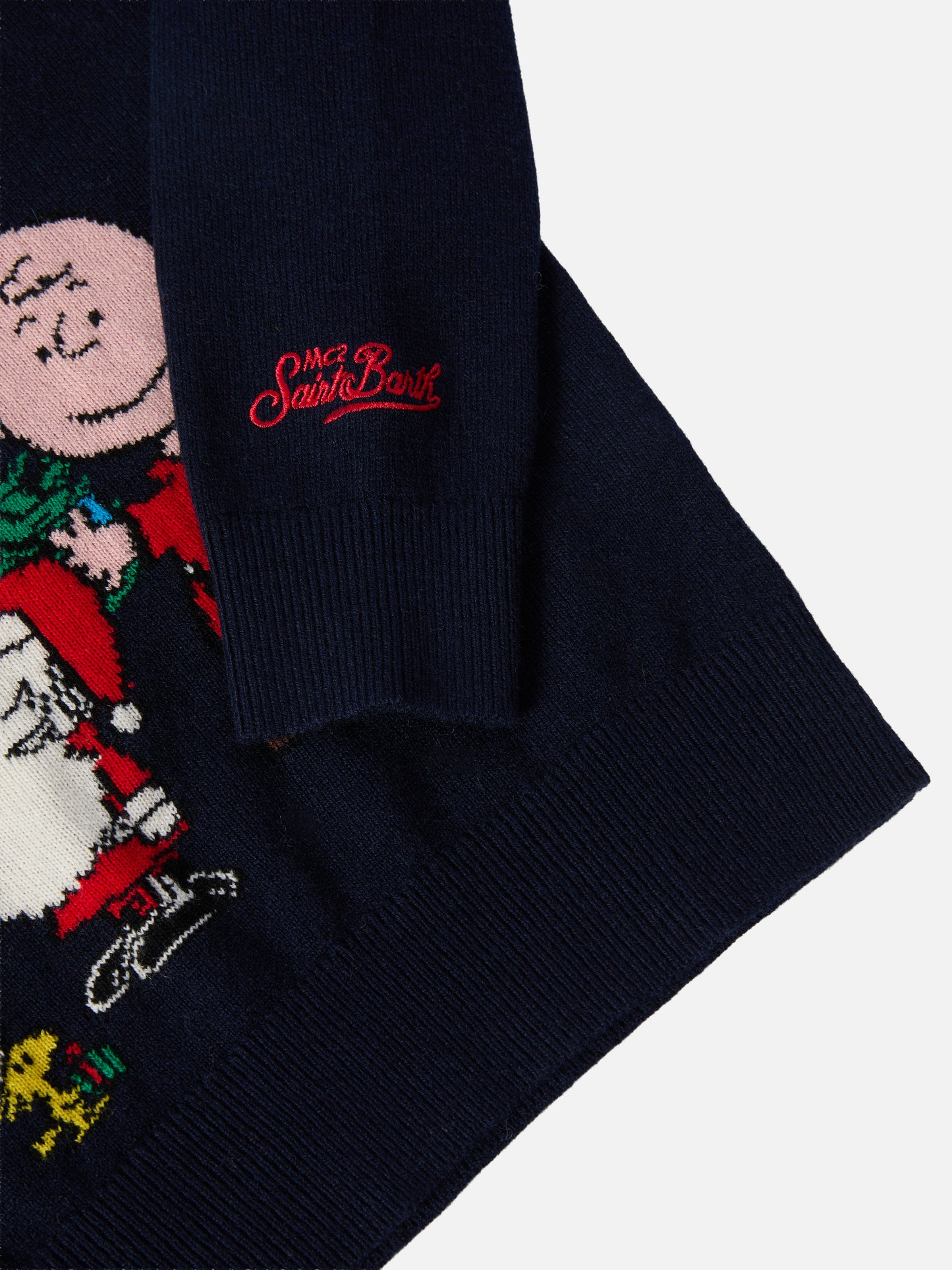 Pullover Douglas aus Kaschmirmischung mit Peanuts-Jacquard | PEANUTS SONDEREDITION