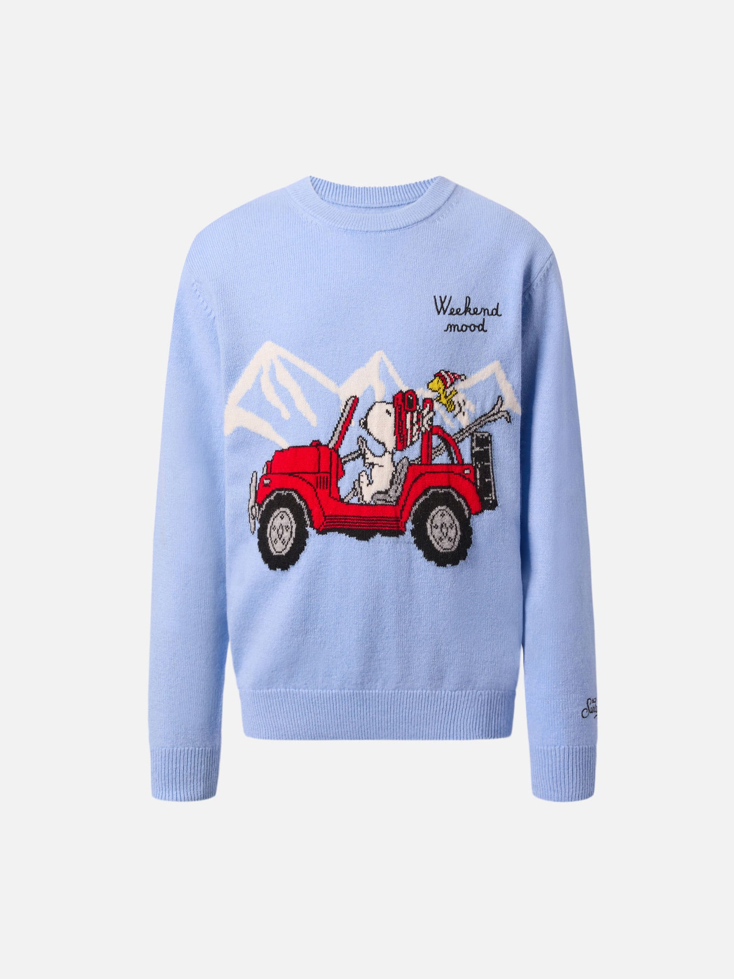 Girocollo Douglas Light in misto cashmere con jacquard Snoopy | PEANUTS SPECIAL EDITION