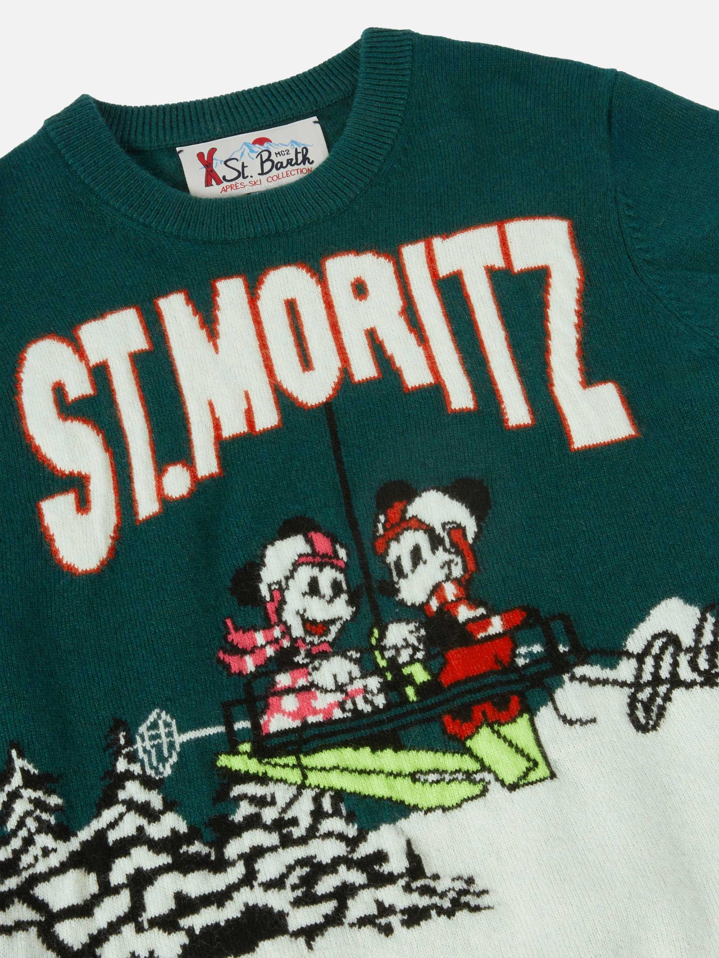 Crewneck Douglas with Mickey and Minnie jacquard | DISNEY SPECIAL EDITION