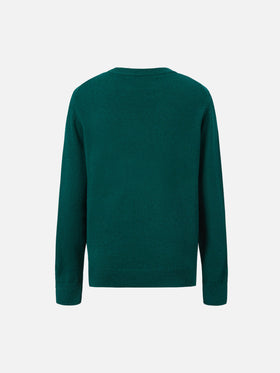 Crewneck Douglas with Mickey and Minnie jacquard | DISNEY SPECIAL EDITION