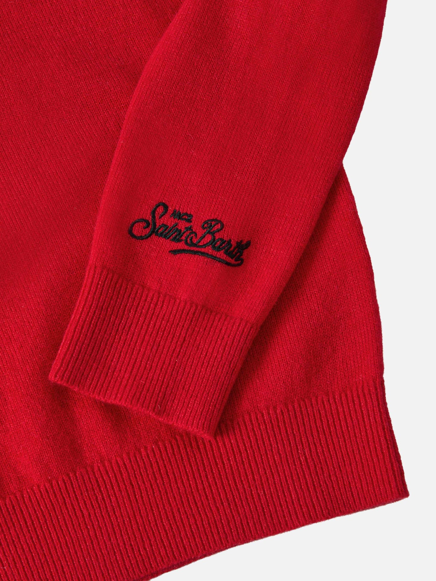 Sweater Douglas Light Embry in cashmere blend with Snoopy embroidery | PEANUTS SPECIAL EDITION