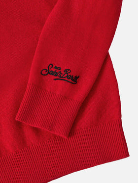 Sweater Douglas Light Embry in cashmere blend with Snoopy embroidery | PEANUTS SPECIAL EDITION