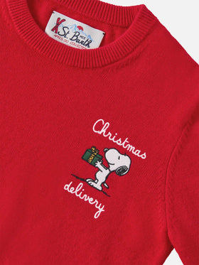 Sweater Douglas Light Embry in cashmere blend with Snoopy embroidery | PEANUTS SPECIAL EDITION