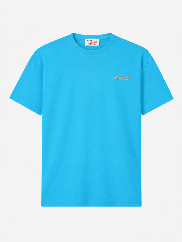 Camiseta Dover de algodón azul claro 