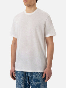 White linen jersey t-shirt Ecstasea - MC2 Saint Barth