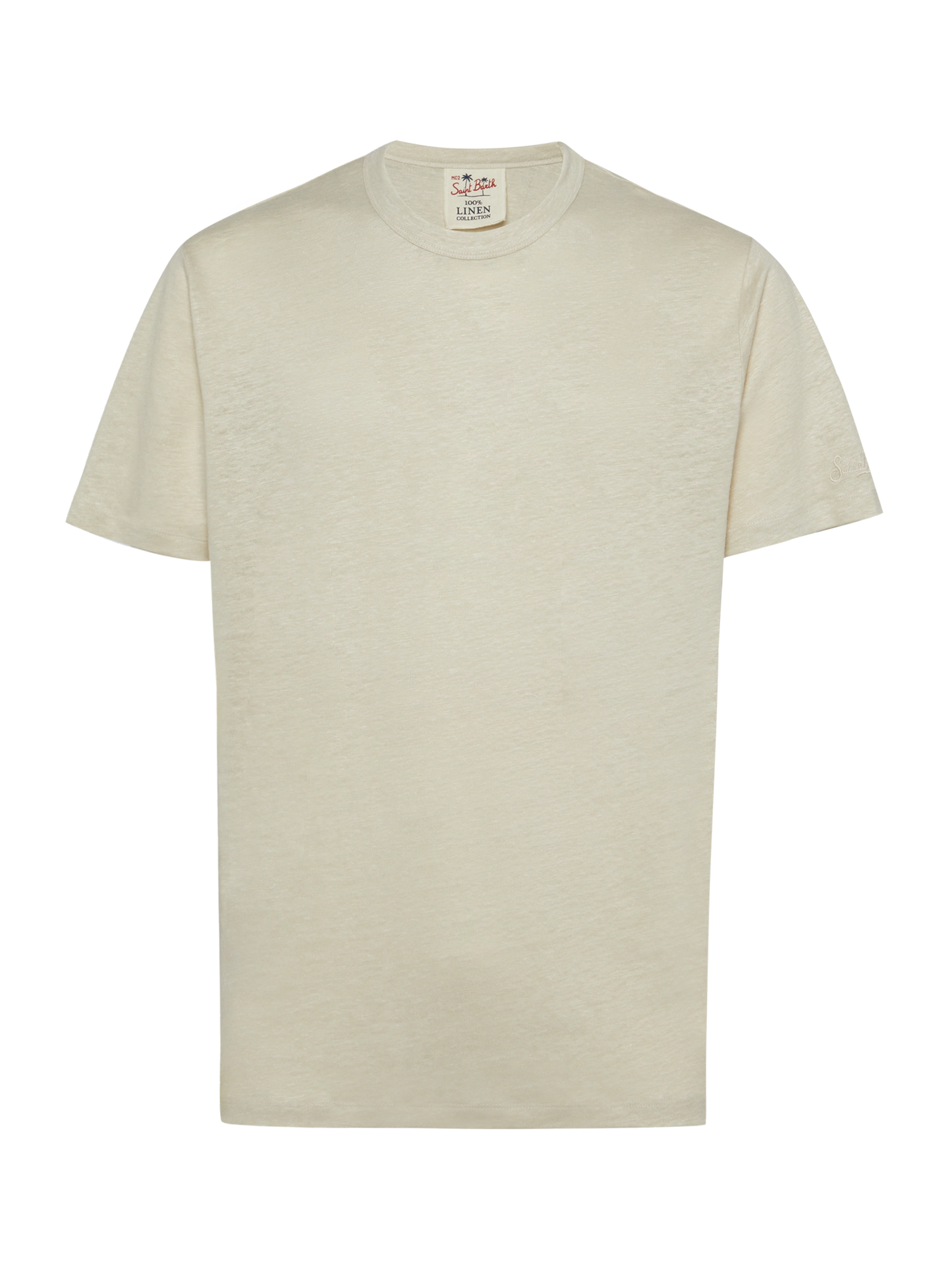 Tshirt Ecstasea in jersey di lino bianco sporco