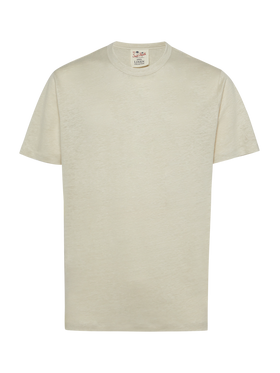 Tshirt Ecstasea in jersey di lino bianco sporco