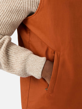 Chaleco Orange Edgar encerado con forro de teddy 