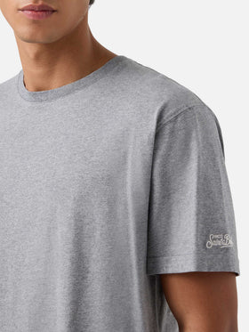 Cada camiseta en algodón gris 