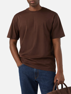 Braunes Every Baumwoll-T-Shirt 