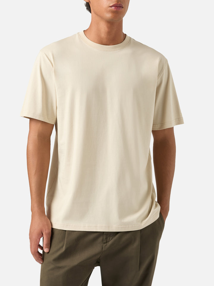 Camiseta de algodón Beige Every 
