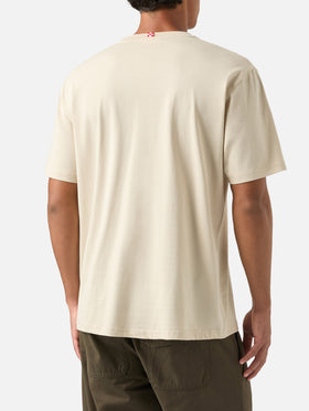 Camiseta de algodón Beige Every 