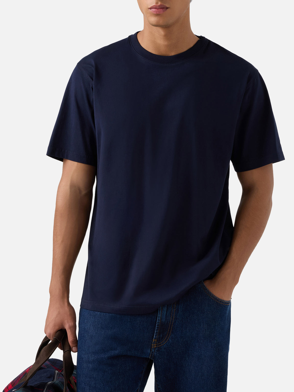 Navy blue Tous les t-shirts en coton 
