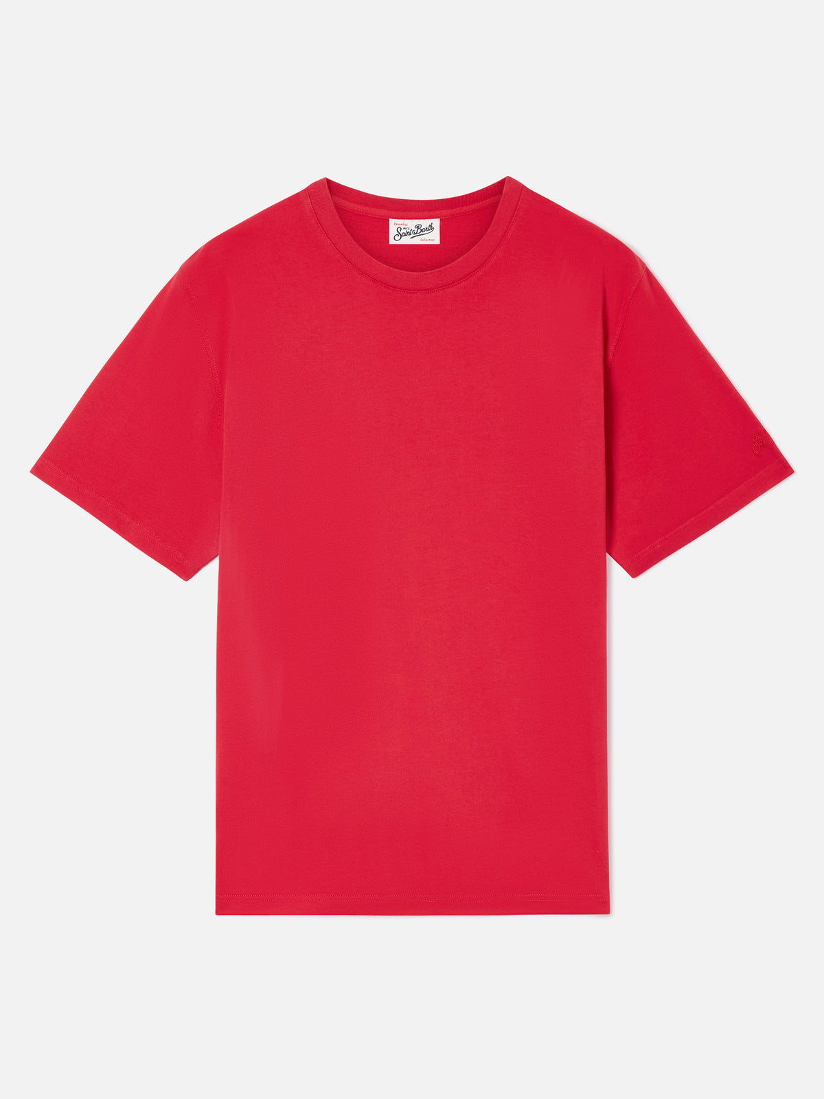 Cada camiseta en algodón rojo 