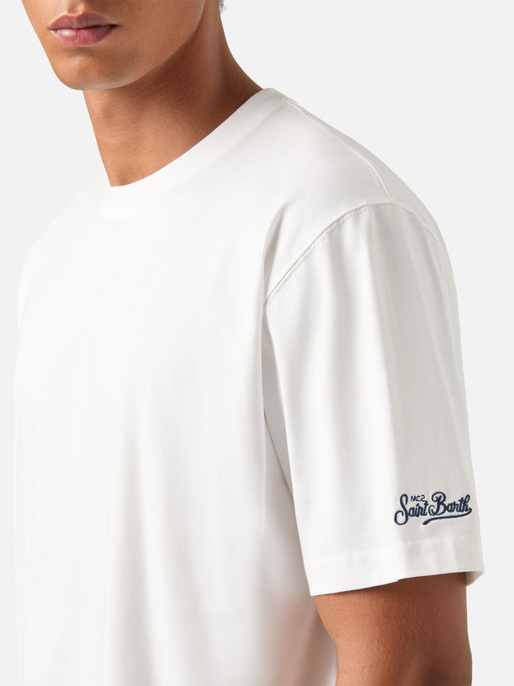 Camiseta de algodón White Every 