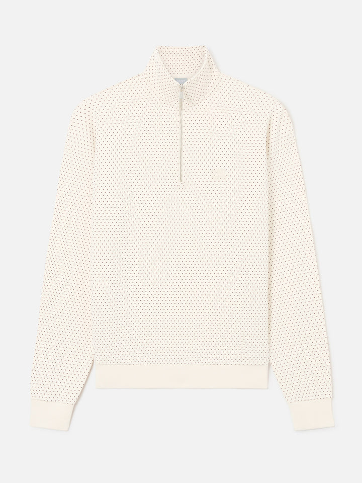 Eliade-Sweatshirt mit Mikro-Polka-Dot-Print 