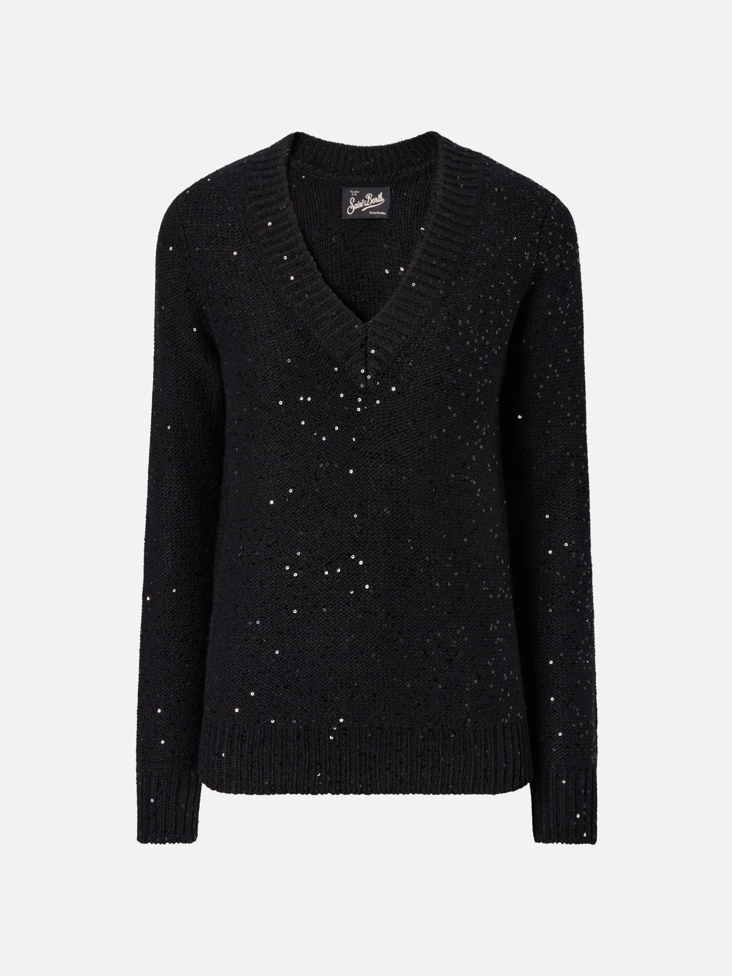 Black Eleara sweater with sequins