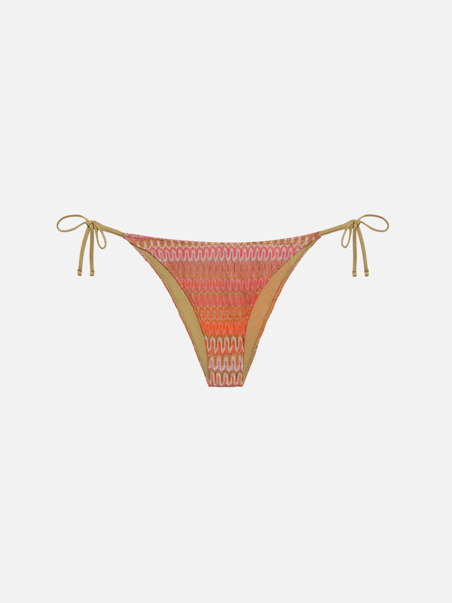 Elea swim briefs in orange raschel fabric - MC2 Saint Barth