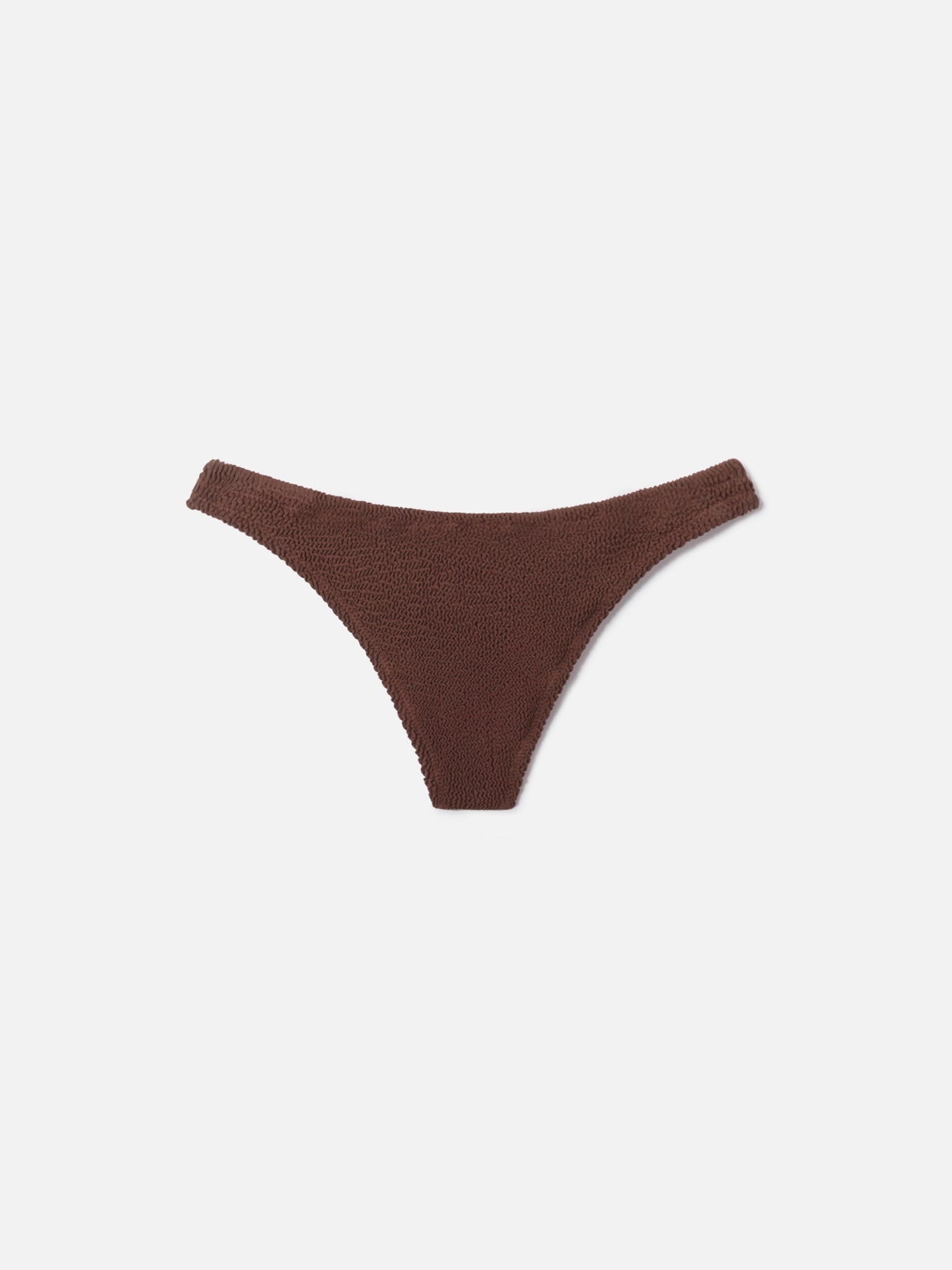 Slip mare classico Elise in crinkle marrone