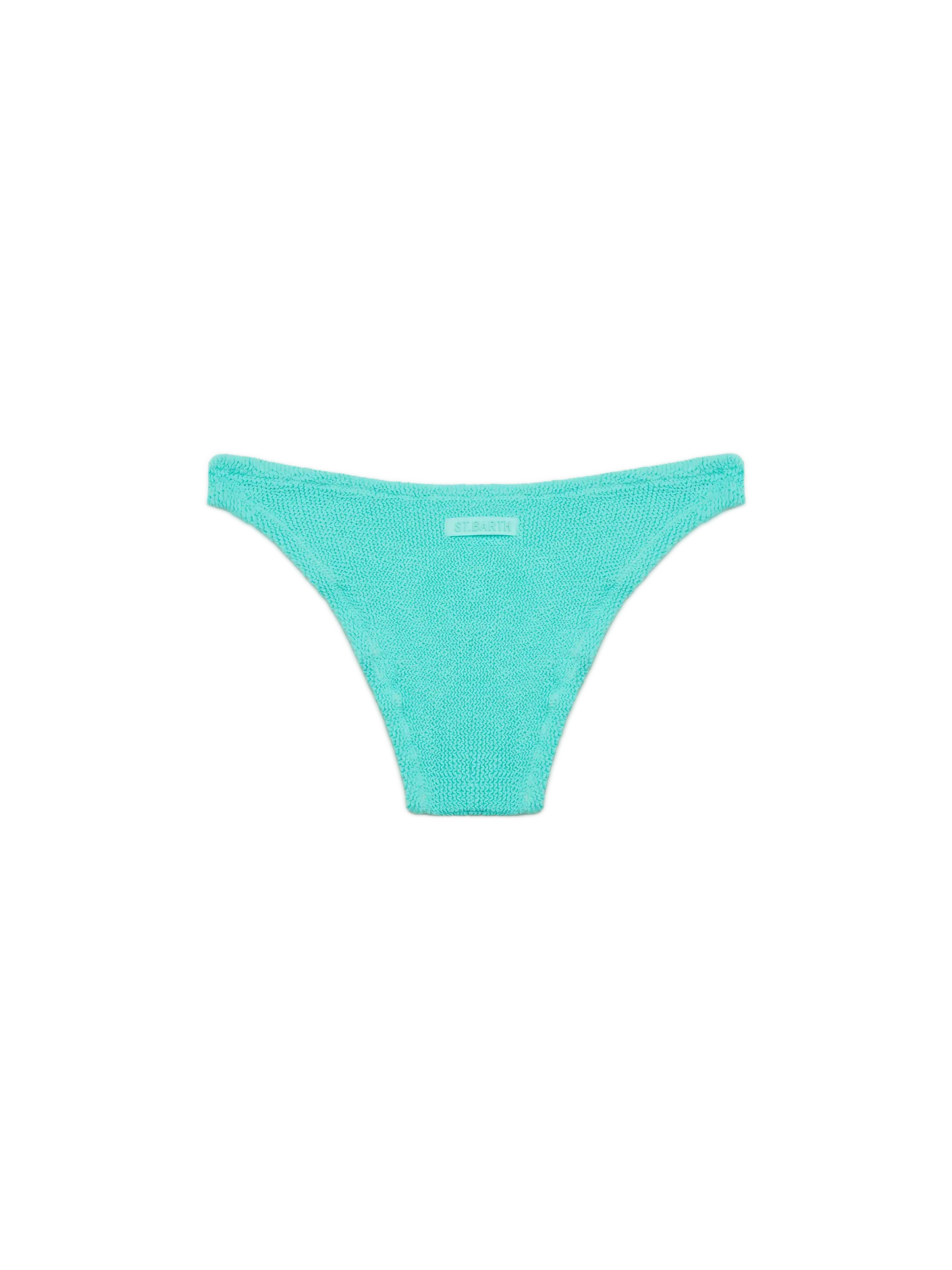 Elise classic water green crinkle swim briefs - MC2 Saint Barth