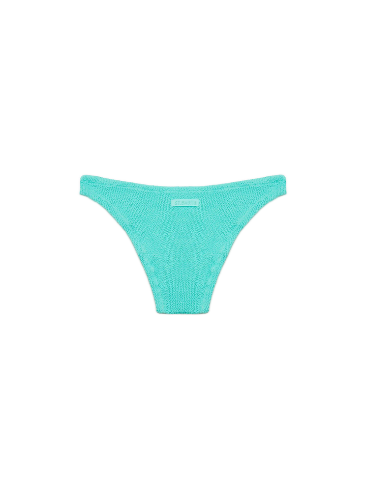 Elise classic water green crinkle swim briefs - MC2 Saint Barth