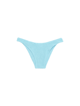 Woman light blue classic crinkle swim briefs Elise - MC2 Saint Barth