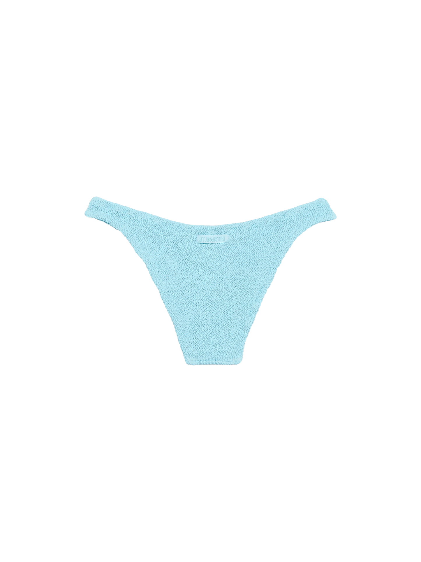 Woman light blue classic crinkle swim briefs Elise - MC2 Saint Barth