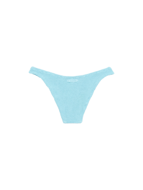 Woman light blue classic crinkle swim briefs Elise - MC2 Saint Barth