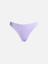 Woman lilac classic crinkle swim briefs Elise