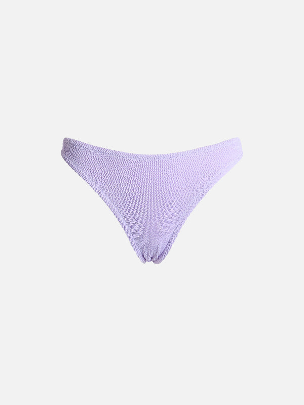 Slip da mare donna classico stropicciato lilla Elise