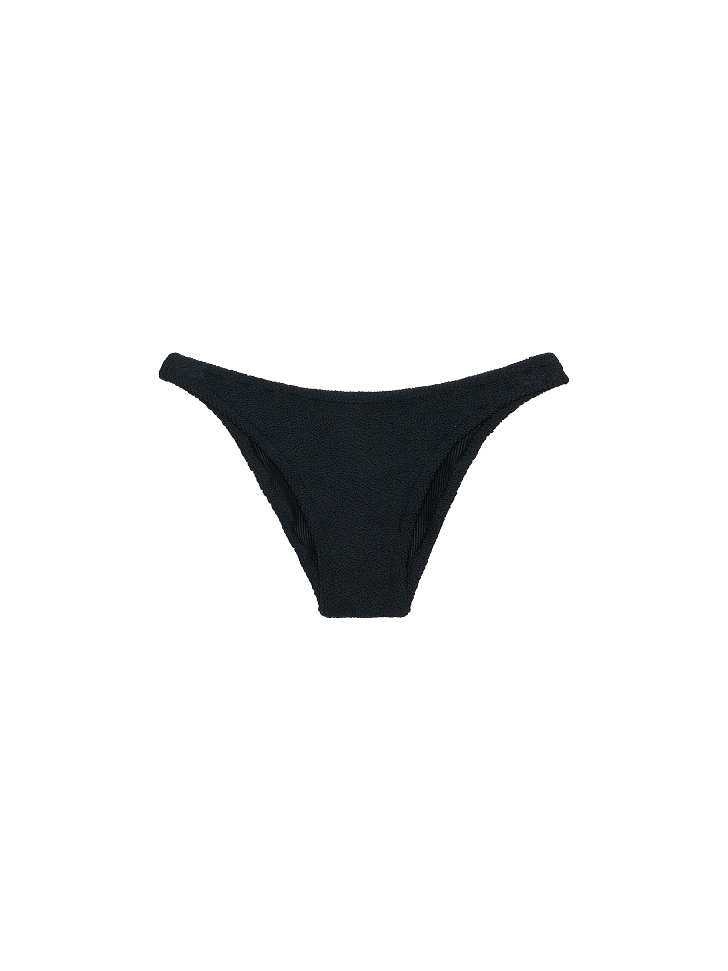 Woman black classic crinkle swim briefs Elise - MC2 Saint Barth