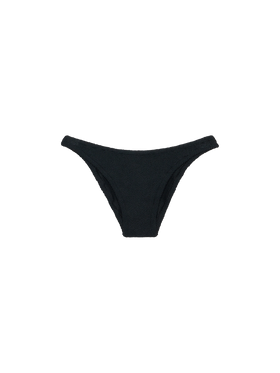 Woman black classic crinkle swim briefs Elise - MC2 Saint Barth