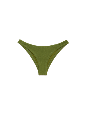 Elise classic military green crinkle swim briefs - MC2 Saint Barth
