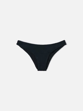 Braguita de baño clásica Elise en crinkle negro 