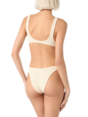 Beige crinkle bralette bikini Naima Elise - MC2 Saint Barth