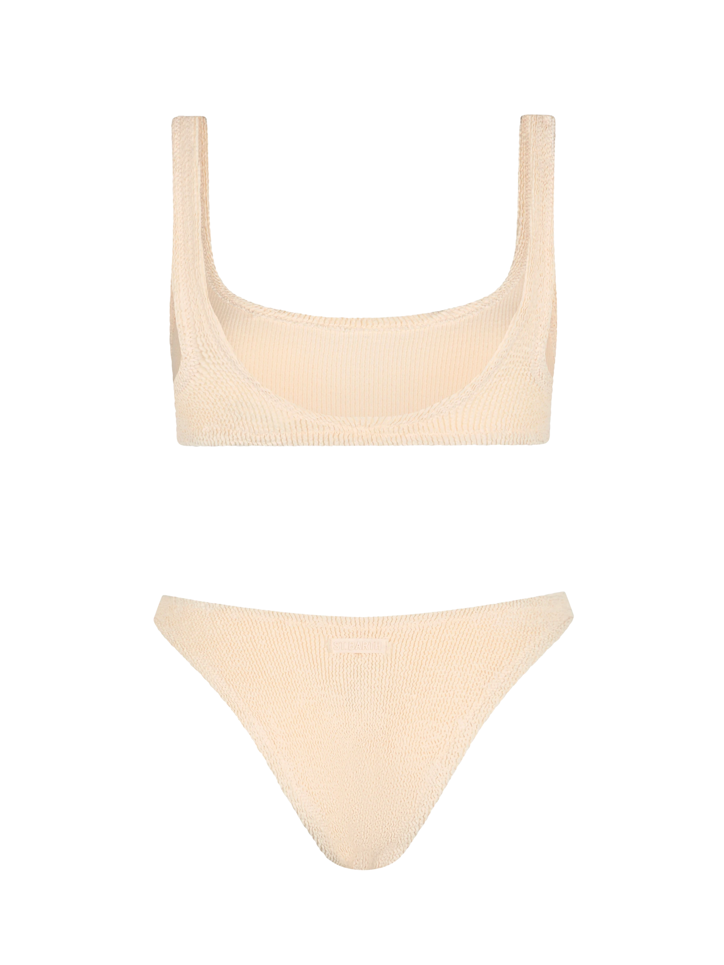 Beige crinkle bralette bikini Naima Elise - MC2 Saint Barth