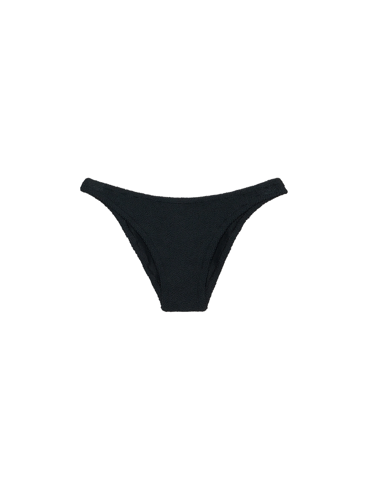 Elise classic black crinkle swim briefs - MC2 Saint Barth