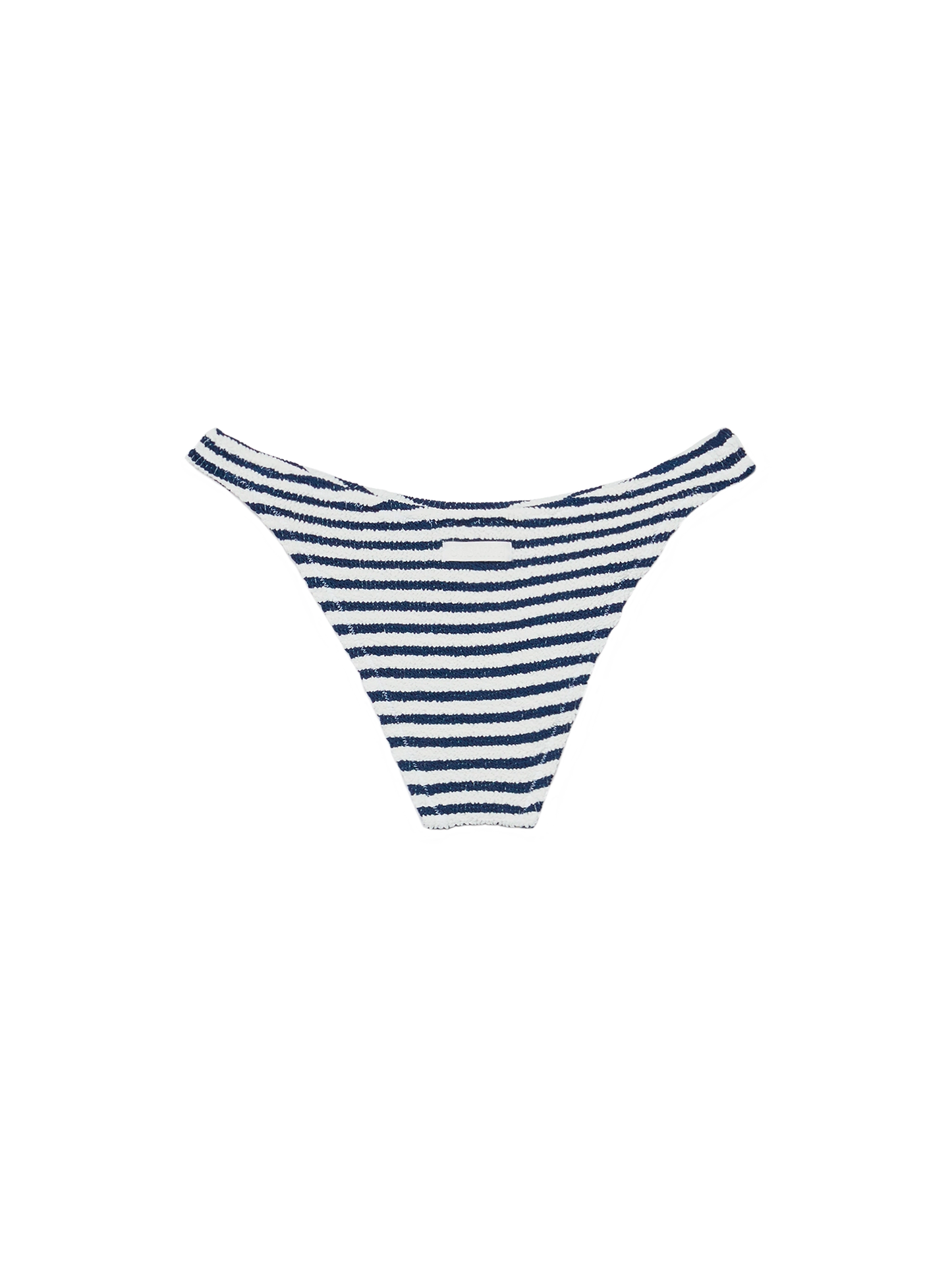 Elise classic crinkle swim briefs with striped print - MC2 Saint Barth