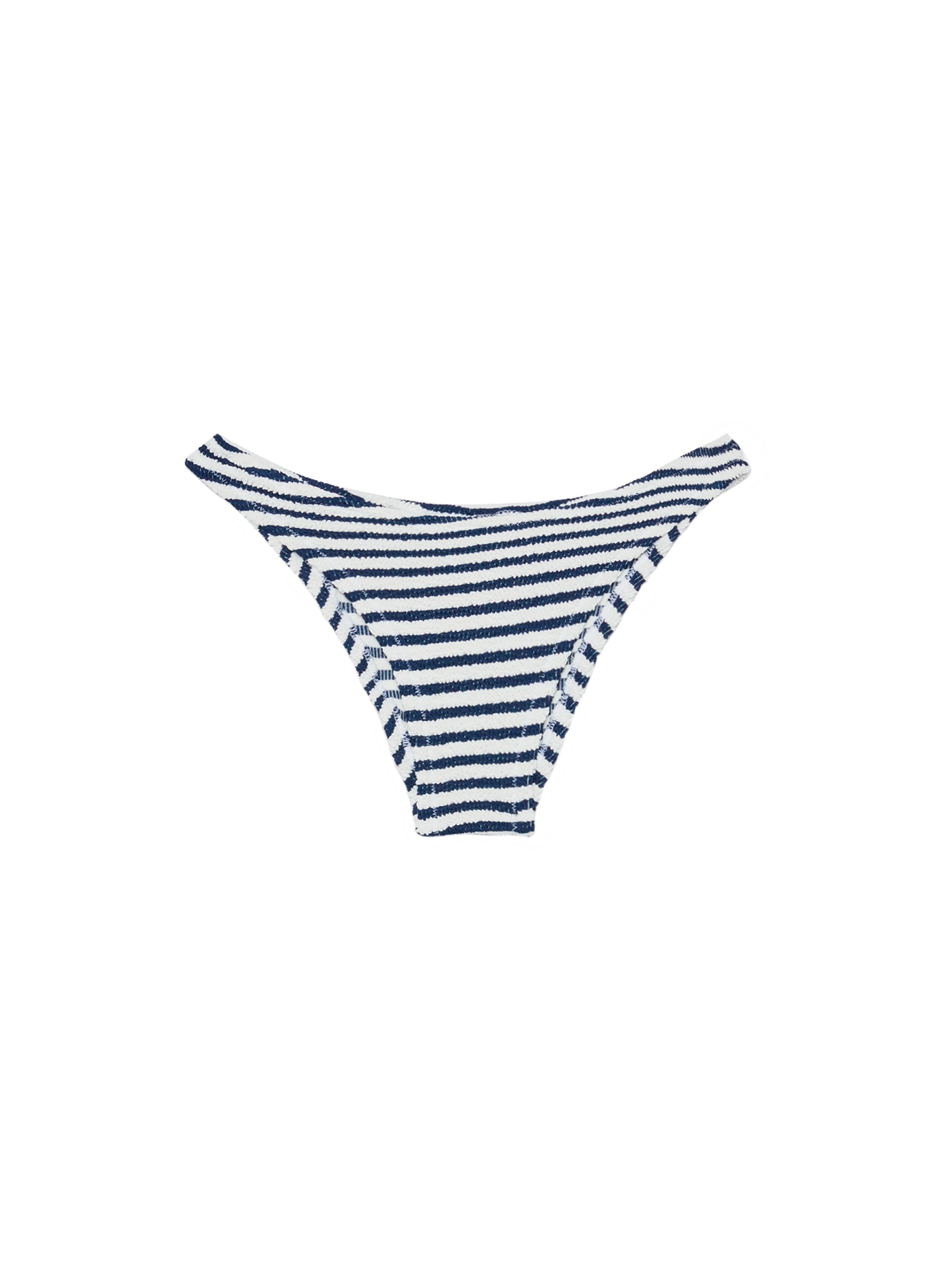 Elise classic crinkle swim briefs with striped print - MC2 Saint Barth