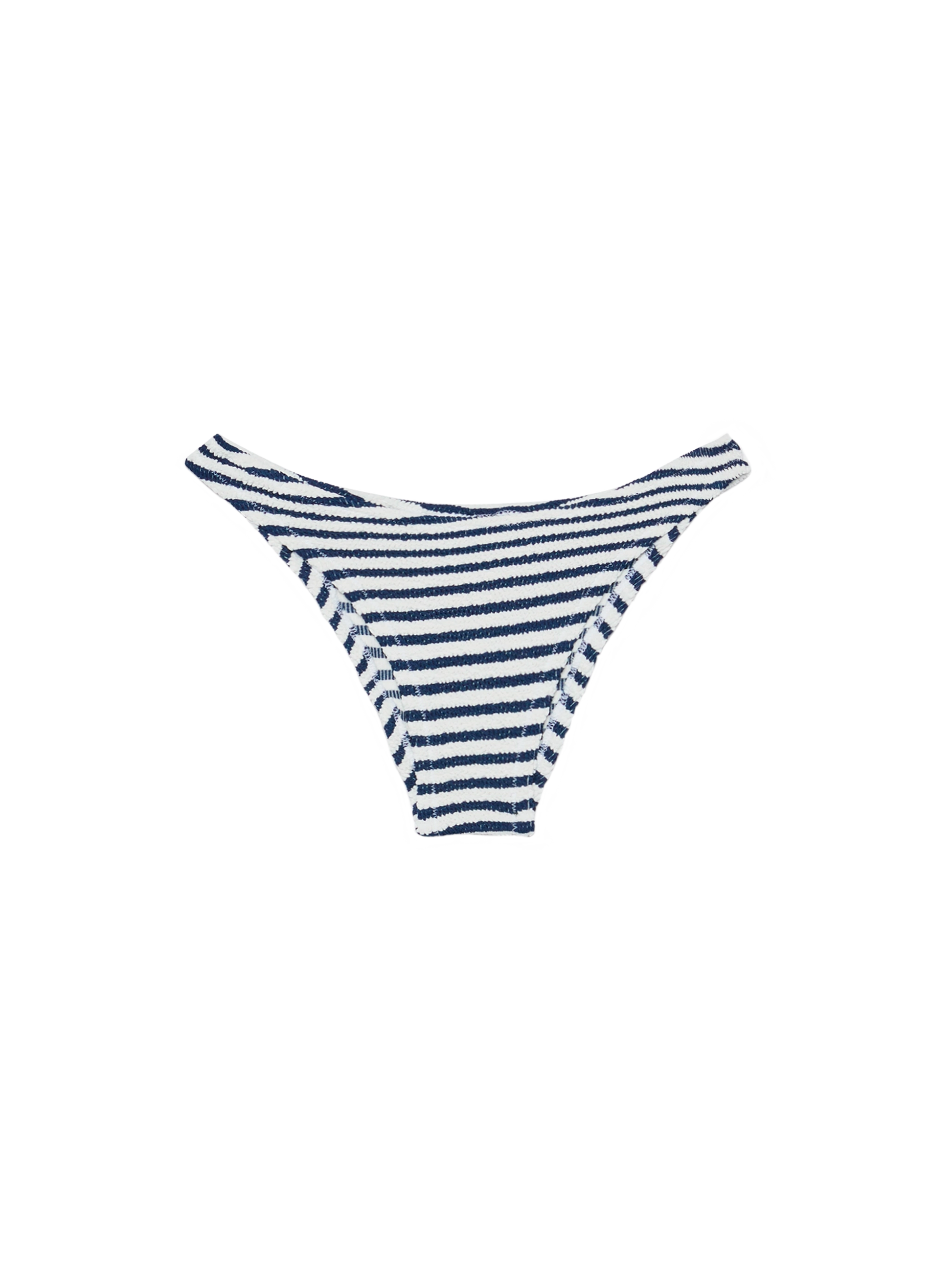 Elise classic crinkle swim briefs with striped print - MC2 Saint Barth