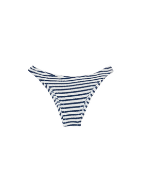 Elise classic crinkle swim briefs with striped print - MC2 Saint Barth