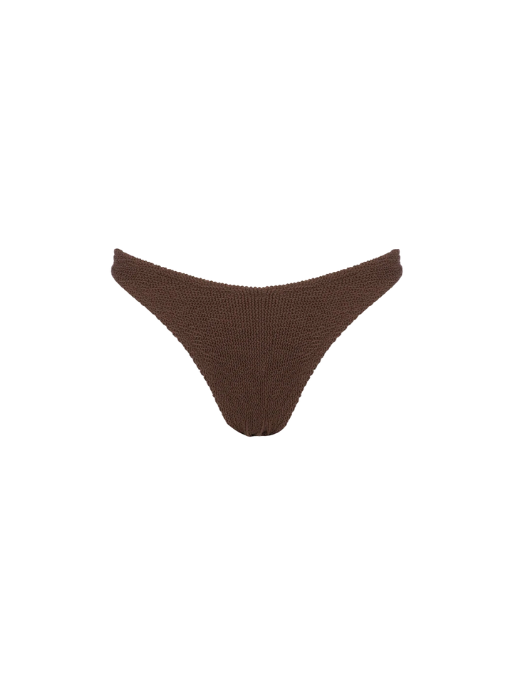 Bikini bralette froissé marron pour femme Naima Naomi 